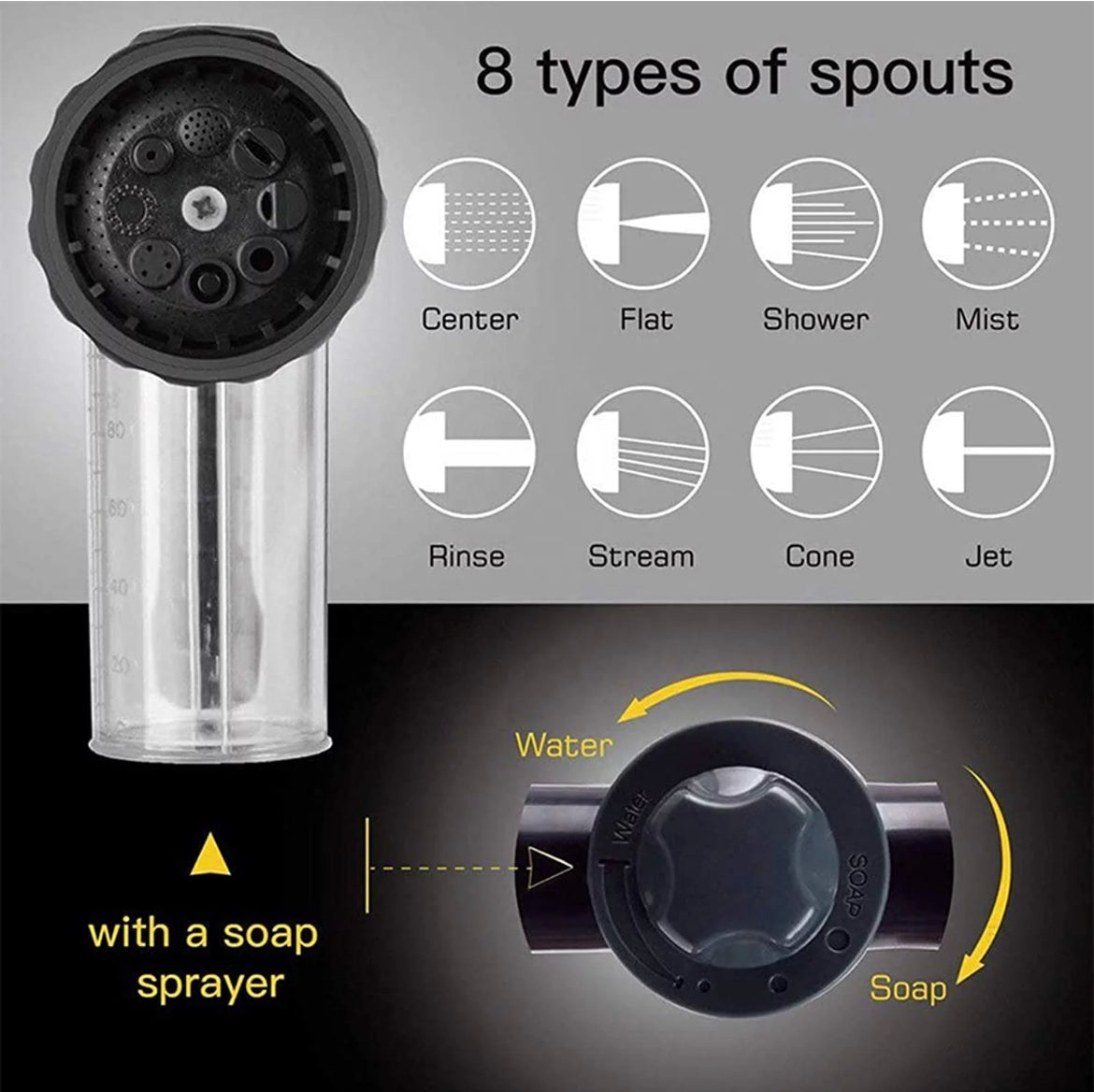 Soap Sprayer Hose Attachment