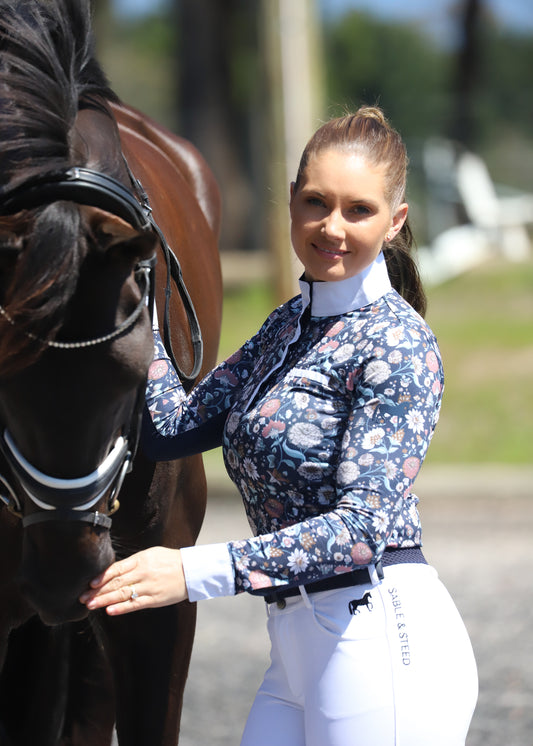 Dolly Performance Blouse - Floral